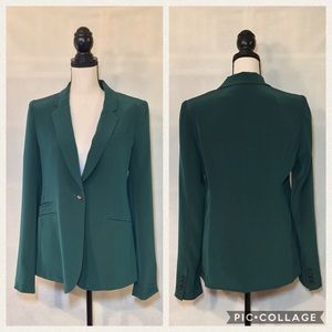 Elizabeth & James emerald green Rex blazer